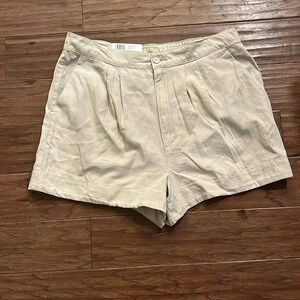 Joie Women’s High Rise Pleated Shorts Size XL